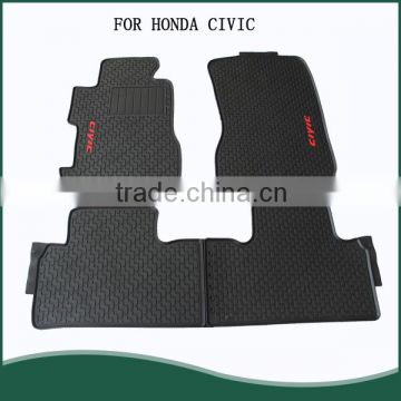 cheap rubber car floor mat for cars HONDA CIVIC 2010+