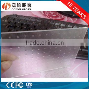 hande 3-6mm clear patterned glass
