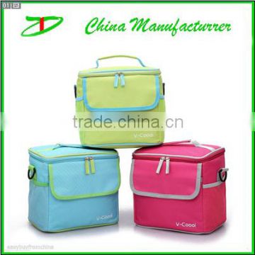Fashion multi color cooler bags, thermal lunch box bag