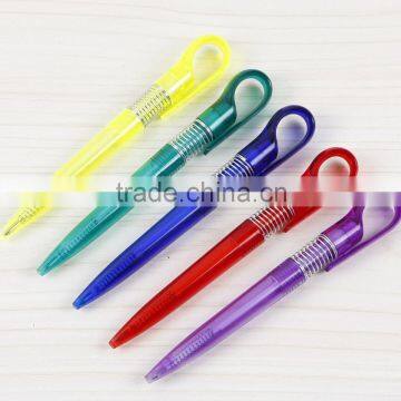 2014 Hot sell press plastic ballpoint pen good for student