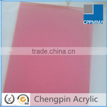 2015 china supplier color pink pmma plate