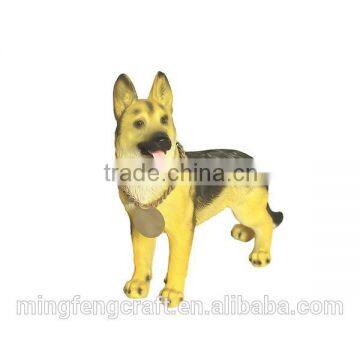 Home decoration Resin Wolf Dog