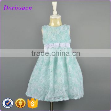 One Piece Girls Party Dresses Girl Dresses Lace Fabric Embroidered Children Wedding Gown Party Dresses For Girl Kids Clothes                        
                                                Quality Choice