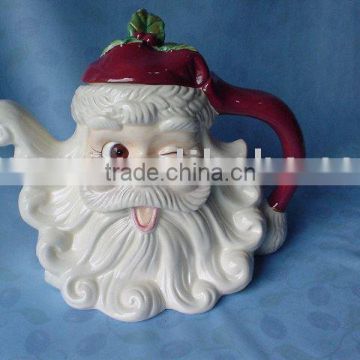 Christmas mug, Santa teapot, Xmas tableware