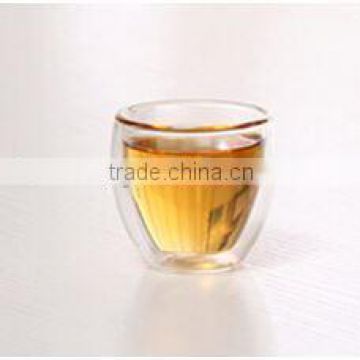 double wall cappuccino glass cup