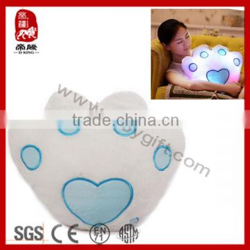 2014 china new product plush shiny pillow animal led pillow