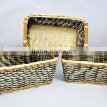 Rattan basket weaving for kitchen