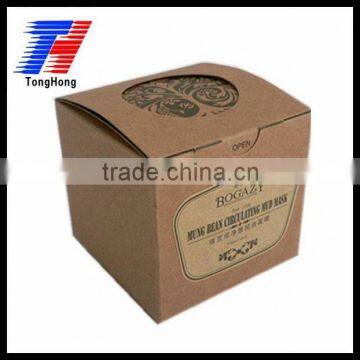 kraft skincare paper box