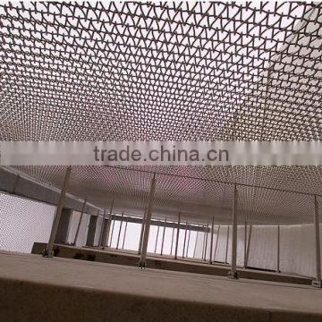 Decorative Wire Mesh for Curtain Wall Construction