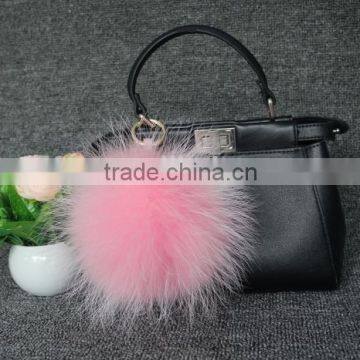 Hat Accessory Genuine Raccoon Fur Pompom/Raccoon Fur ball/Raccoon Fur ball keychain