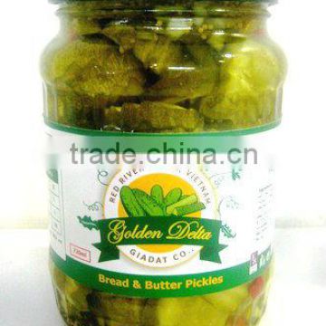 Butter and bread pickles 720ml