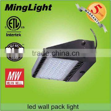 120w led wall pack light with ETL DLC UL listed and 5 years warranty