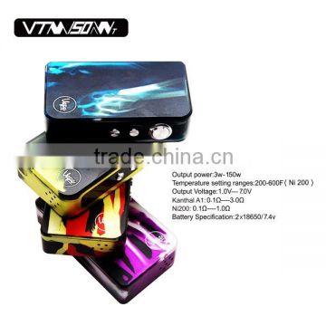 Colorful VTM 150 watt box mod Vape Connexx temperature control box mod