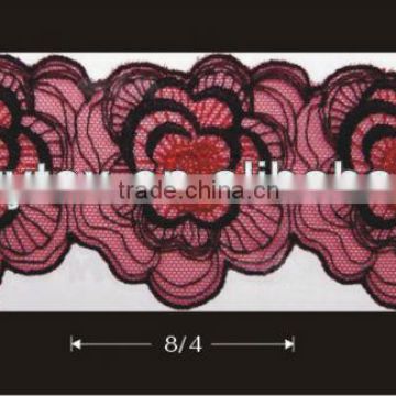 POLYESTER EMBROIDERY LACE/LACE FABRIC/SWISS LACE