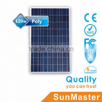 SunMaster 120w Poly Solar Panel SM120P