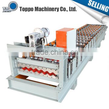 2016 Great material large corrugated metal roofing tile sheet roll forming machine