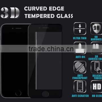 3d curved edge full cover screen protector tempered glass for iPhone