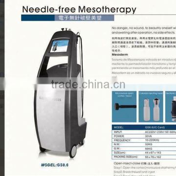 New product skin care GS8.6no needle machine /needle free mesotherapy equipment