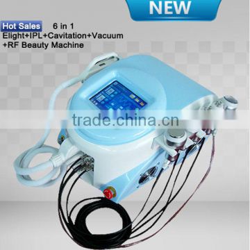 CE TUV approved 6 in 1 master ipl machine with RF vacuum cavitation handle
