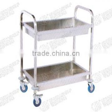 stainless steel square tube collection bowl cart\chromeplate display rack \storage cart