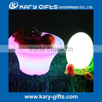 glowing garden rgb multi color changing led flower pot
