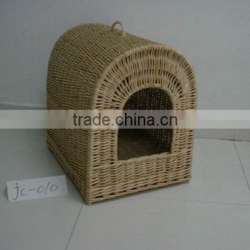100% Handmade willow Wicker pet Cat house