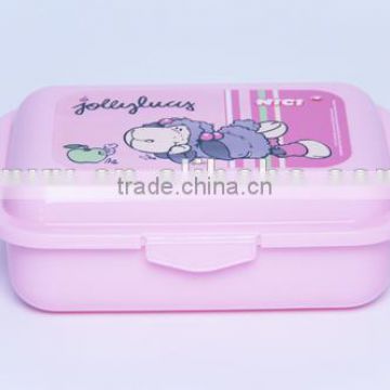 Kids Plastic lunch boxes/children's lunch box/plastic food container