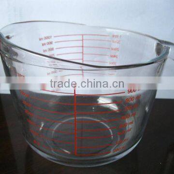 2013 new design tempered glass decanter/glass big mug