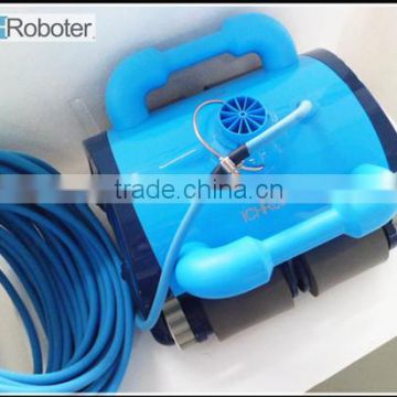 Yellow Intelligent Robotic Pool Vacuum Cleaner, robot blue Swimming Pool Cleaner