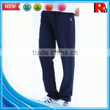 Alibaba china 100% cotton cheap cool mens jogger sweat pants men cotton trousers with zips