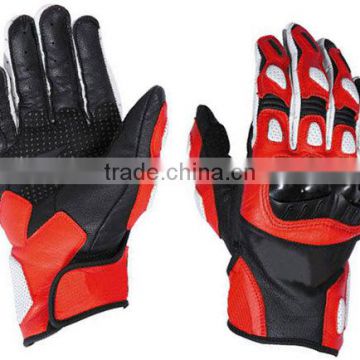 High Quality Motorbike Gloves Red & black