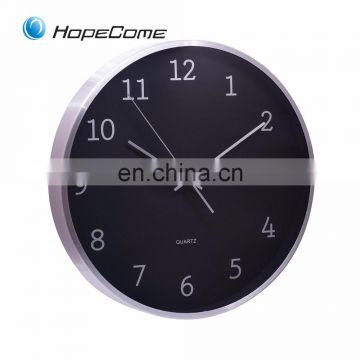Logo Promotional Customized Aluminum Round Wall Clock China
