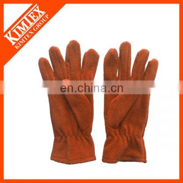 Make hand fleece logo cheap winter warm gloves
