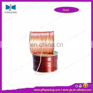 Use for shoe/bag/box MetallicTwisted Nylon rope