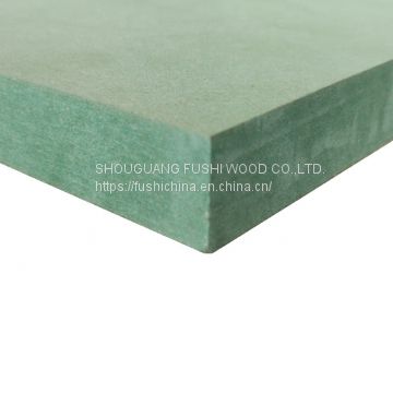 HMR MDF BOARD, high moisture resistant MDF, green MDF board