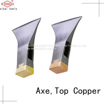 Safety non-spark explosion-proof tool explosion-proof copper top axe