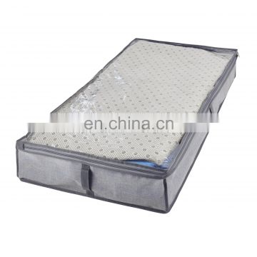 Fashion New design Breathable Under the Bed Closet Soft Storage Bag With Clear Viewing Window