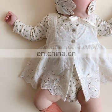 3 Pcs 2020 New Style Babys Girls Romper Summer Babys Jumpsuit 0-2 Years