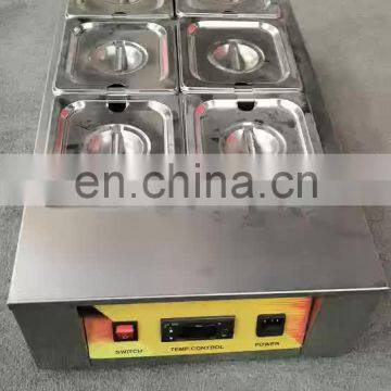 snack machine food track chocolate melting machine with CE