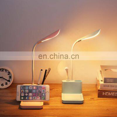 2019 new design touch switch night light led table desk reading lamp for study
