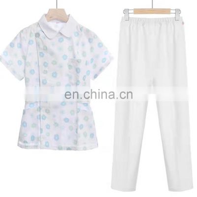 Hospital Breathable Fast dry Medical Scrubs Uniform Custom Nurses Suits Clothes For Women