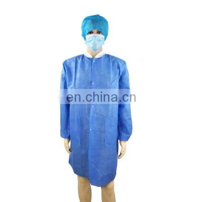 disposable medical non woven impervious sms isolation gowns non sterile with elastic