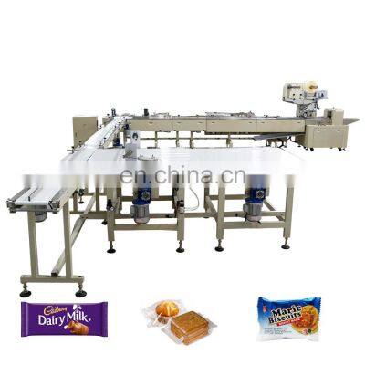 KV Fully automated packaging solutions Steam cake packing line