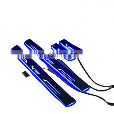 Led Door Sill Plate Strip step light door decoration step for Renault Koleos dynamic sequential style