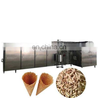 Commercial crispy ice cream waffle cone making machine / sugar cone maker machine