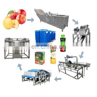 Apple fruit apple juice concentrate production complete line Production line