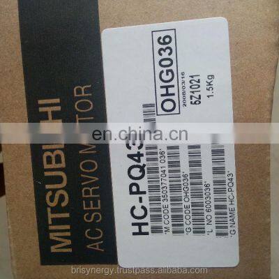 Mitsubishi AC Servo Motor HC-PQ43 High Frequency Mitsubishi 400W Motor