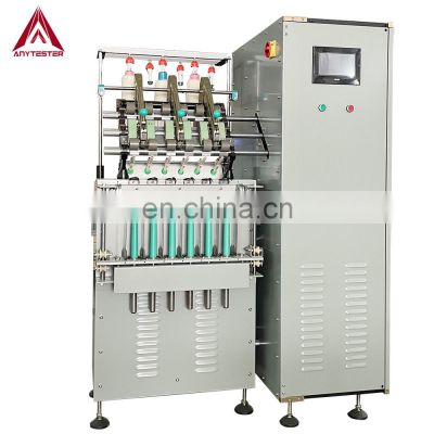 Less than 50mm fiber type  small mini 6 spindles lab ring spinning machine