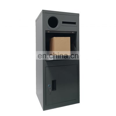 Anti Theft Outdoor Smart Mailbox Outdoor Parcel Delivery Box  waterproof mailbox
