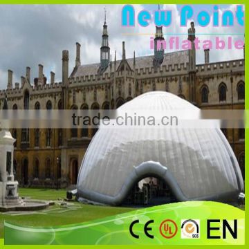 Simple inflatable dome tent in white new point inflatable tent,inflatable bubble camping tent